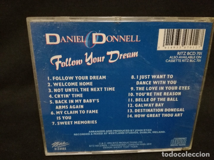 CDs de m&uacute;sica: CD - DANIEL ODONNELL - FOLLOW YOUR DREAM - Foto 2