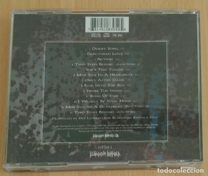 CDs de m&uacute;sica: DEF LEPPARD (RETRO ACTIVE) CD 1993 - Foto 2