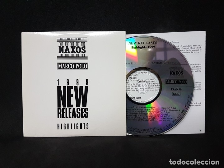 CD di Musica: Opera Cl&aacute;sica Marco Polo 1999 New Releases Highlights 1 CD