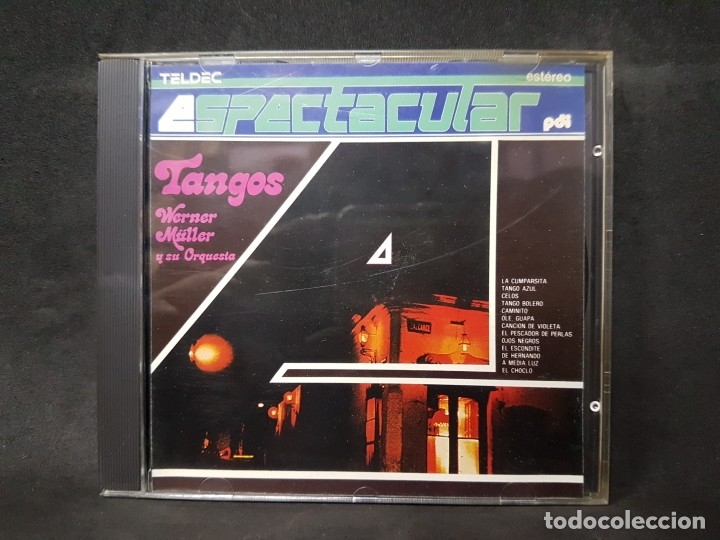 CDs de m&uacute;sica: Tangos Espectacular Werner M&uuml;ller 1 CD - Foto 1