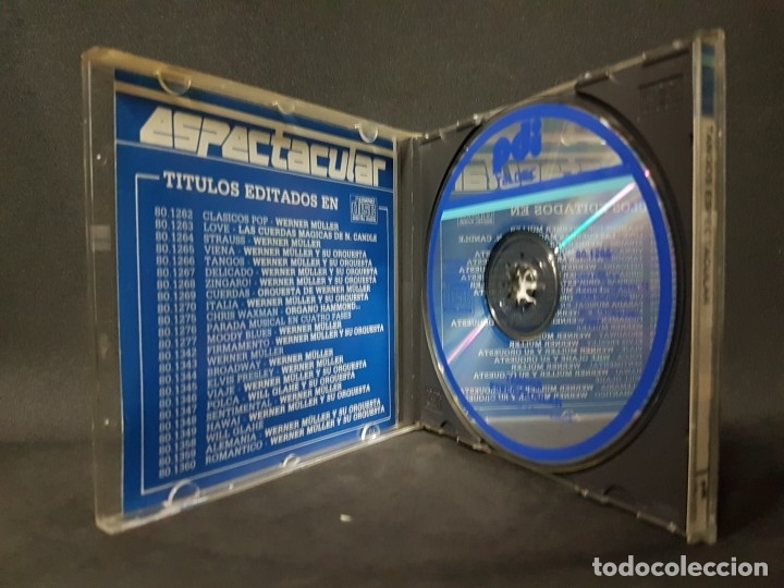 CDs de m&uacute;sica: Tangos Espectacular Werner M&uuml;ller 1 CD - Foto 2