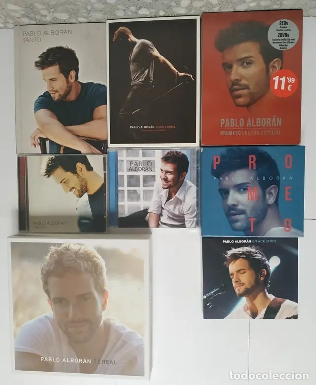 CDs de m&uacute;sica: pack Pablo Albor&aacute;n (discografia completa) - Foto 1