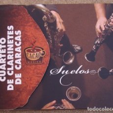 CDs de Música: CUARTETO DE CLARINETES DE CARACAS - SUELOS (CD) 2007 - 13 TEMAS - VENEZUELA. Lote 177844498