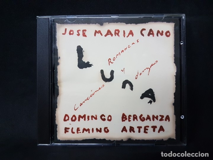 CD di Musica: Opera Cl&aacute;sica Cano: Luna Romanzas Canciones y danzas Domingo Berganza Fleming Arteta 1 CD
