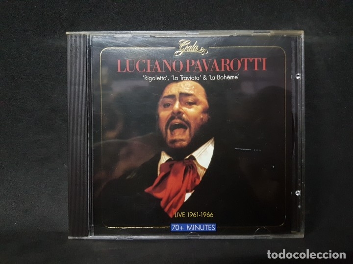 Music CDs: Opera Cl&aacute;sica Luciano PAvarotti Live 1961 1966 - 1 CD