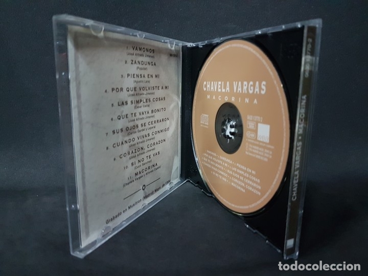CDs de m&uacute;sica: Chavela Vargas Macorina 1 CD - Foto 2