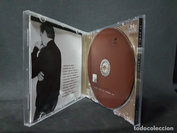 CDs de m&uacute;sica: Victor Manuel Cada uno es como es 1 CD - Foto 2