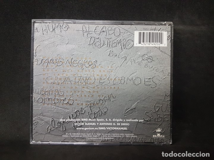 CDs de m&uacute;sica: Victor Manuel Cada uno es como es 1 CD - Foto 3