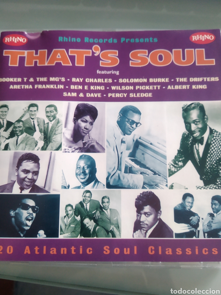 CDs de m&uacute;sica: Various &lrm;&ndash; Thats Soul (20 Atlantic Soul Classics) - Foto 1