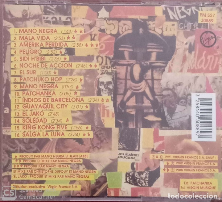 CDs de m&uacute;sica: Mano Negra Amerika perdida - Foto 2
