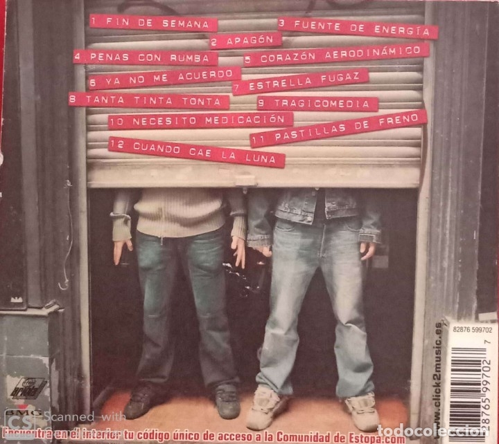 CDs de m&uacute;sica: Estopa &iquest;La calle es tuya? - Foto 2