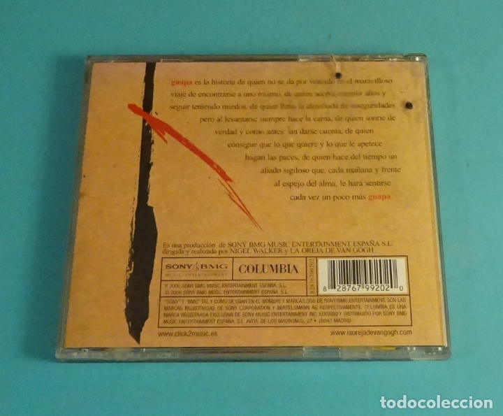 CDs de m&uacute;sica: LA OREJA DE VAN GOGH. GUAPA - Foto 3