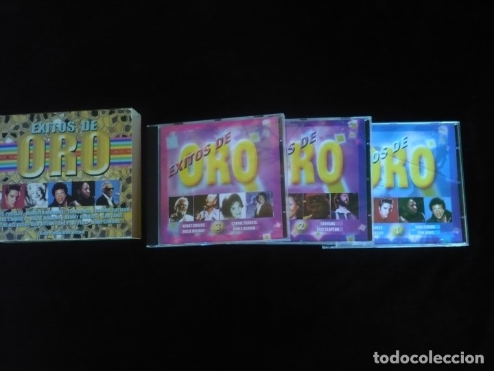 CDs de m&uacute;sica: exitos de oro - 3 cd - como nuevos - Foto 1
