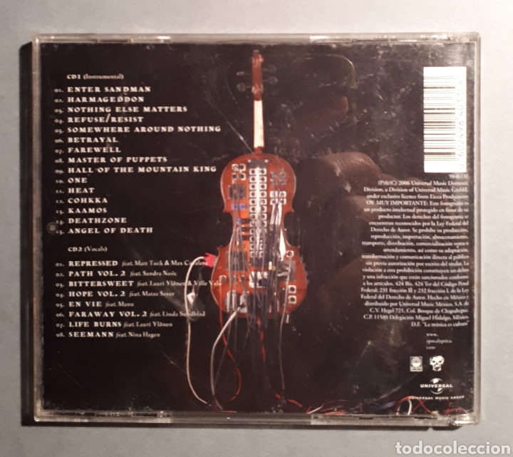 CDs de m&uacute;sica: Cd Apocalyptica Amplified. - Foto 2