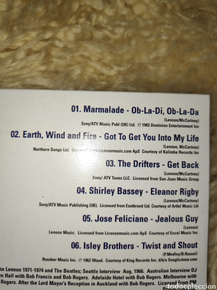 CDs de m&uacute;sica: Remembering Lennon & The Beatles - Sunday Express + Interviews - Foto 3