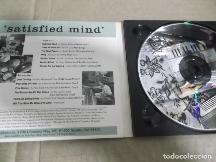 CDs de m&uacute;sica: THE WALKABOUTS (CD) SATISFIED MIND A&Ntilde;O &ndash; 1993 - DIGIPACK - Foto 2