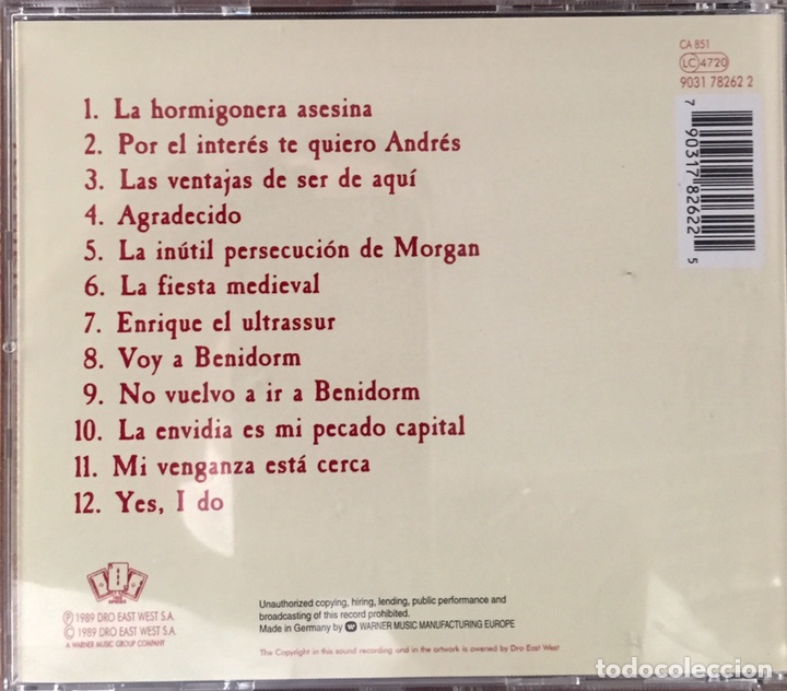 CDs de m&uacute;sica: Los Nikis. La Hormigonera Asesina. CD. - Foto 2
