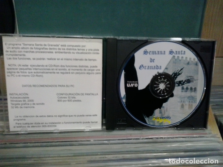 CDs de m&uacute;sica: Semana Santa de Granada. CD-ROM - Foto 2