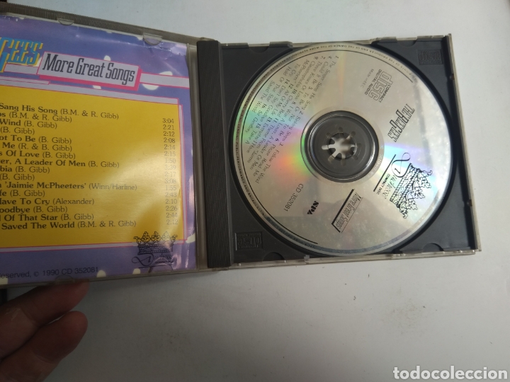 CDs de m&uacute;sica: CD THE BEE GEES/MORE GREAT SONG - Foto 2