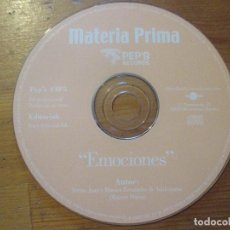 CDs de Música: MATERIA PRIMA EMOCIONES CD SINGLE PROMO PEP´S RECORDS 2003. Lote 178627452
