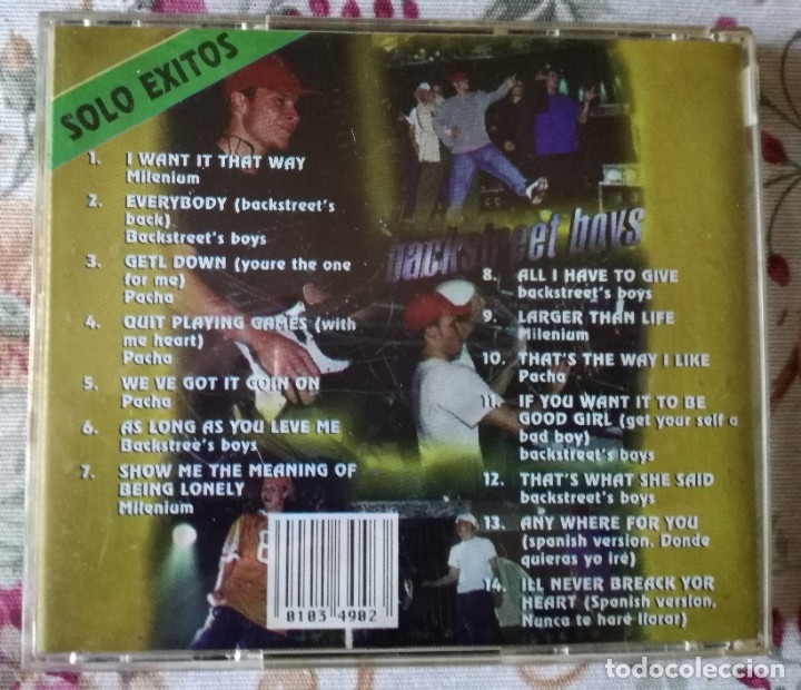 CDs de m&uacute;sica: RARO CD BACKSTREET BOYS SOLO EXITOS - Foto 2
