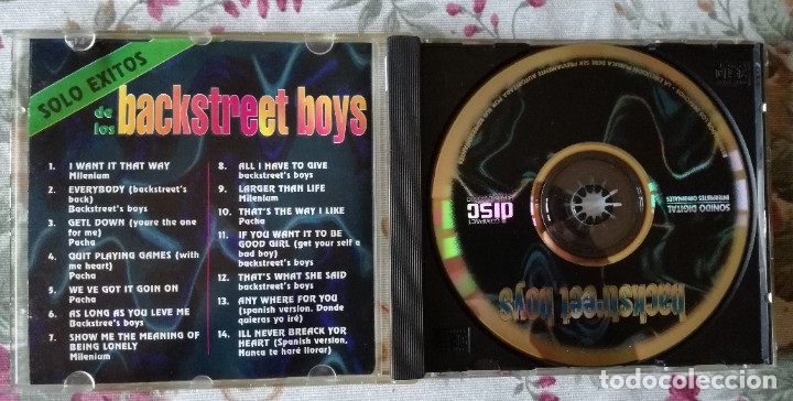 CDs de m&uacute;sica: RARO CD BACKSTREET BOYS SOLO EXITOS - Foto 3