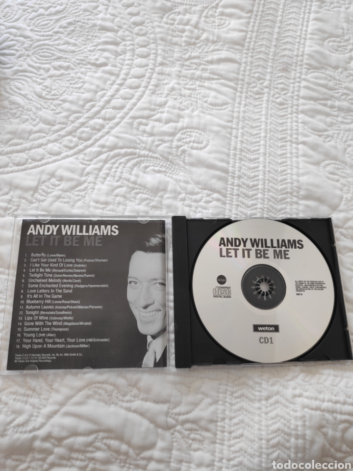 CDs de m&uacute;sica: Andy Williams - Let it be me - Cd 1 - 18 temas. - Foto 4