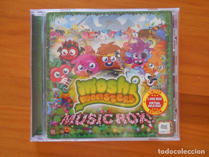 CDs de m&uacute;sica: CD MOSHI MONSTERS - MUSIC ROX! (5M) - Foto 1