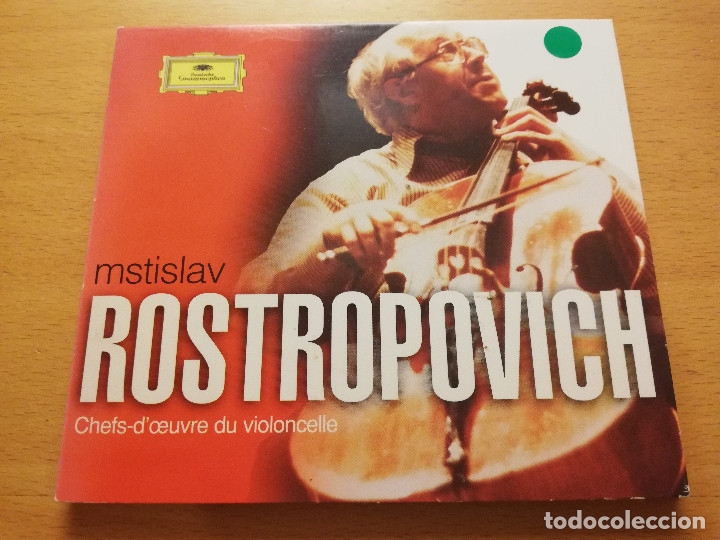 CDs de m&uacute;sica: MSTISLAV ROSTROPOVICH. CHEFS DOEUVRE DU VIOLONCELLE (CD) - Foto 1
