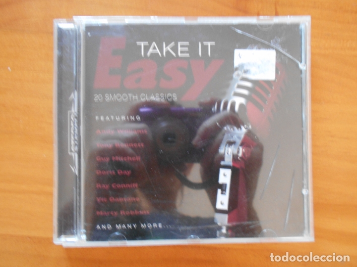 CDs de m&uacute;sica: CD TAKE IT EASY - 20 SMOOTH CLASSICS - ANDY WILLIAMS, TONY BENNETT, GUY MITCHELL, DORIS DAY... (6F) - Foto 1