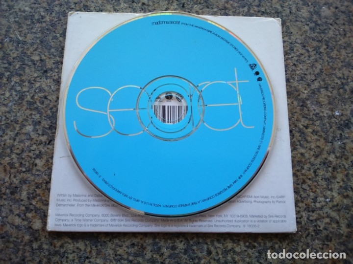 CDs de m&uacute;sica: CD -- MADONNA -- SECRET -- 2 TEMAS -- - Foto 2