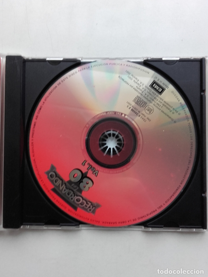 CDs de Música: RECORDANDO LOS 80 VOL 1. Nacha Pop Alaska y Dinarama Olé Olé Gabinete Caligari - CD - Foto 2 - 178779822