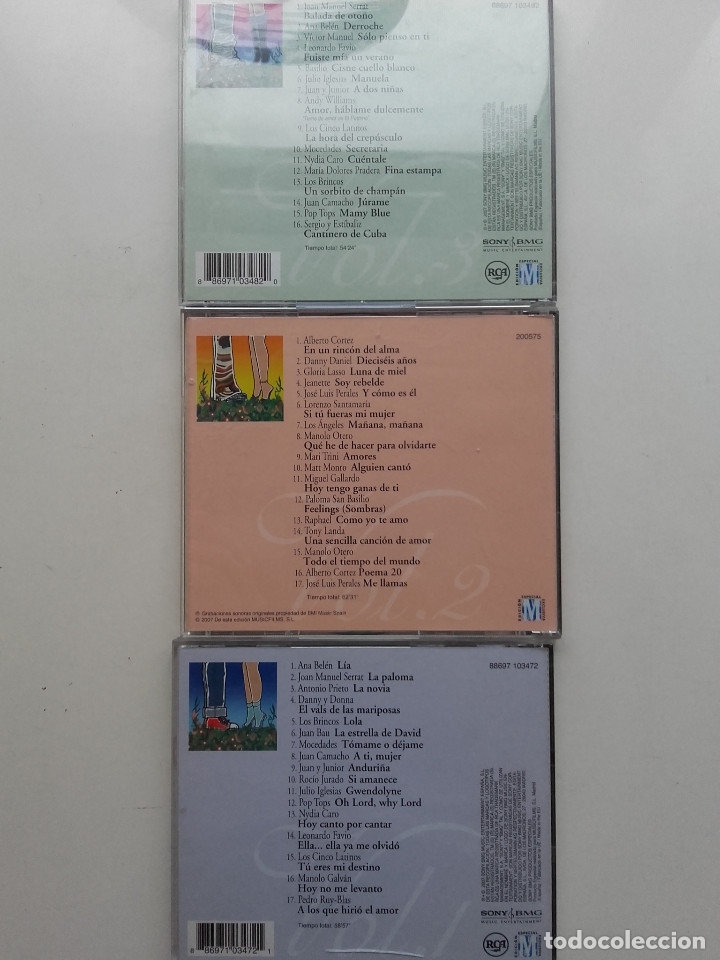 CDs de Música: BALADAS DE NUESTRA VIDA - 3 CD - 50 CANCIONES - Foto 3 - 178779883