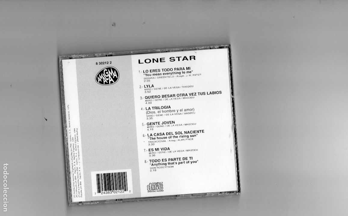 CDs de m&uacute;sica: CD - LONE STAR - AMALGAMA - MBE - Foto 2