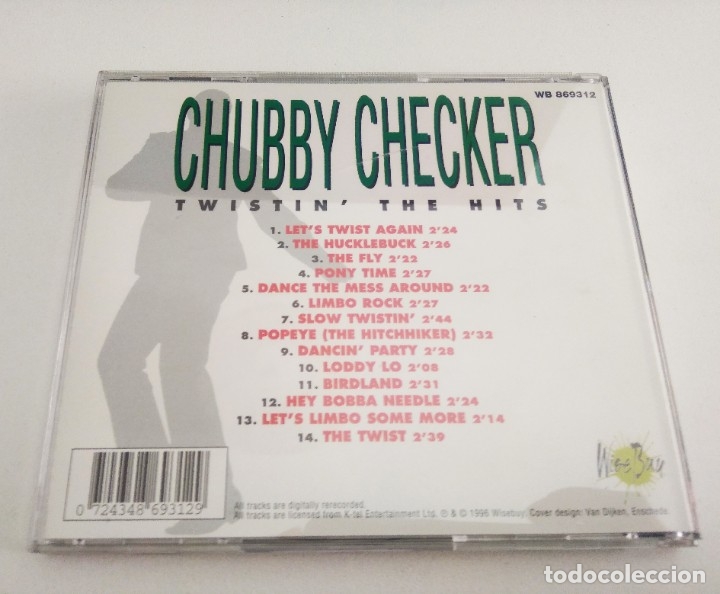 CDs de m&uacute;sica: Chubby Checker. Twistin the hits. CD - Foto 2