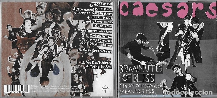 CDs de m&uacute;sica: CAESARS: 39 MINUTES OF BLISS (IN AN OTHERWISE MEANINGLESS WORLD). PUNK / ROCK ALTERNATIVO SUECO