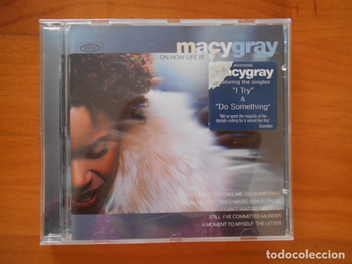 CDs de m&uacute;sica: CD MACY GRAY - ON HOW LIFE IS (CM) - Foto 1