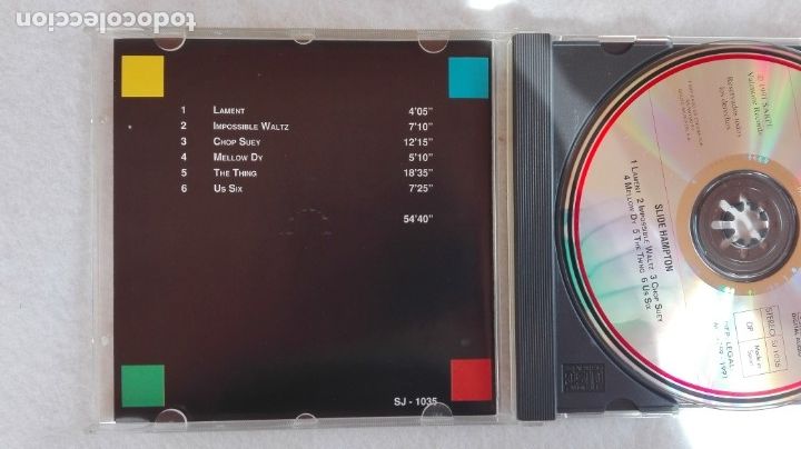 CDs de m&uacute;sica: Top Jazz Sarpe Slide Hampton CD 1990 - Foto 2