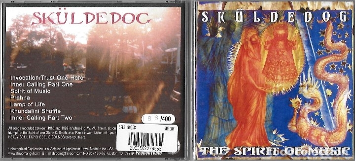 CDs de m&uacute;sica: SK&Uuml;LDEDOG: THE SPIRIT OF MUSIC. MUY INTERESANTE HARD PSYCHO U.S.A. JAMS DE TEXAS