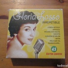 CDs de Música: GLORIA LASSO IREPETIBLE 45 EXITOS UNICOS 3 CDS HELIX 2006. Lote 178910361