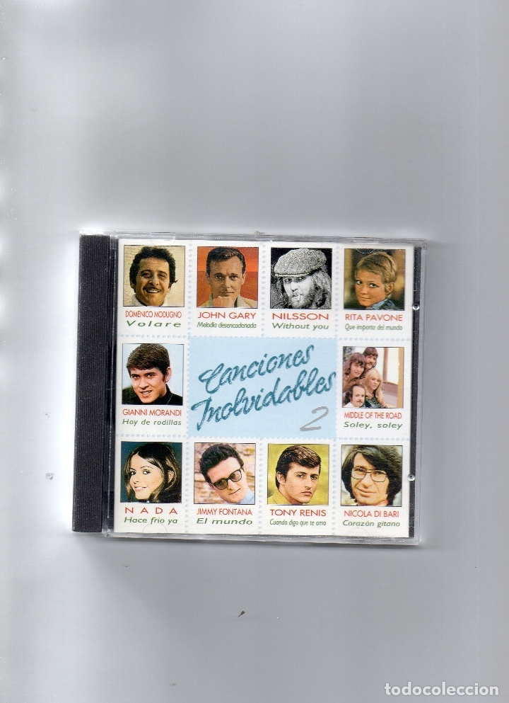 CDs de m&uacute;sica: CD - CANCIONES INOLVIDABLES - 2 -MBE - Foto 1