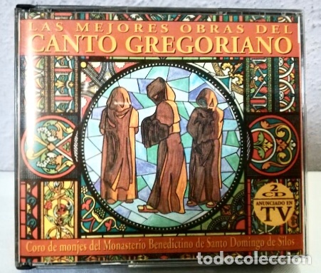 CDs de m&uacute;sica: Cd Cantos Gregorianos doble CD HITS - Foto 1