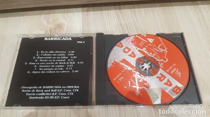 CDs de m&uacute;sica: CD BARRICADA VOLUMEN 1  VERSIONES ORIGINALES - Foto 3