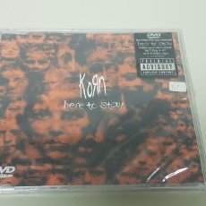 CDs de Música: JJ10- KORN HERE TO STAY CD SINGLE +DVD 1 TRACK NUEVO PRECINTADO LIQUIDACION!!!. Lote 179182950