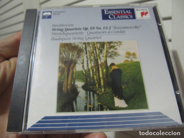 CDs de M&uacute;sica: Beethoven(CD Album)String Quartets 1 & 2 Budapest Strings-Sony-SBK 1991