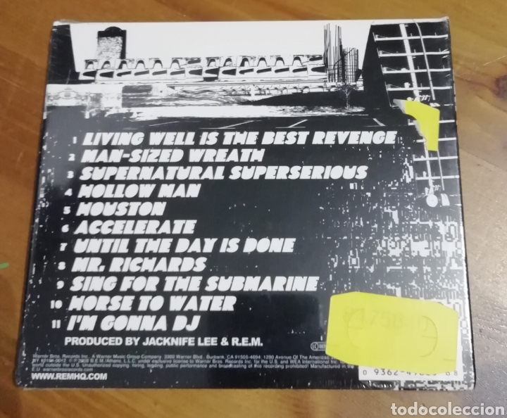 CDs de m&uacute;sica: R. E. M. CD Accelerate precintado - Foto 2