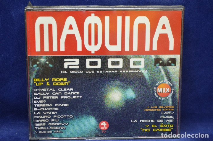 CDs de m&uacute;sica: VARIOUS - M&Aacute;QUINA 2000 - 4 CD - Foto 1