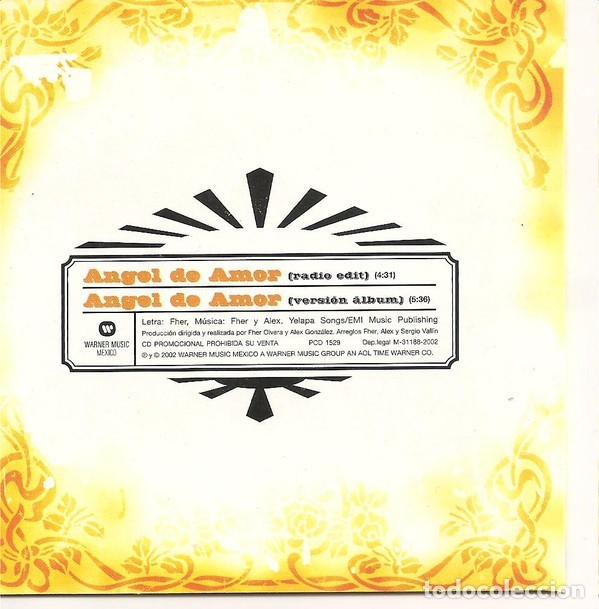 CDs de m&uacute;sica: Mana - Angel de amor - Foto 2