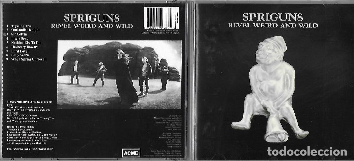 Music CDs: SPRIGUNS: REVEL, WEIRD AND WILD. SENSACIONAL FOLK PSYCHO / PROGRESIVO U.K. CON MANDY MORTON