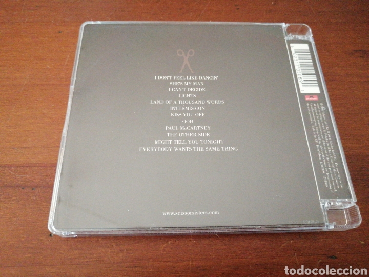 CDs de m&uacute;sica: SCISSOR SISTERS POLYDOR 2006 - Foto 2